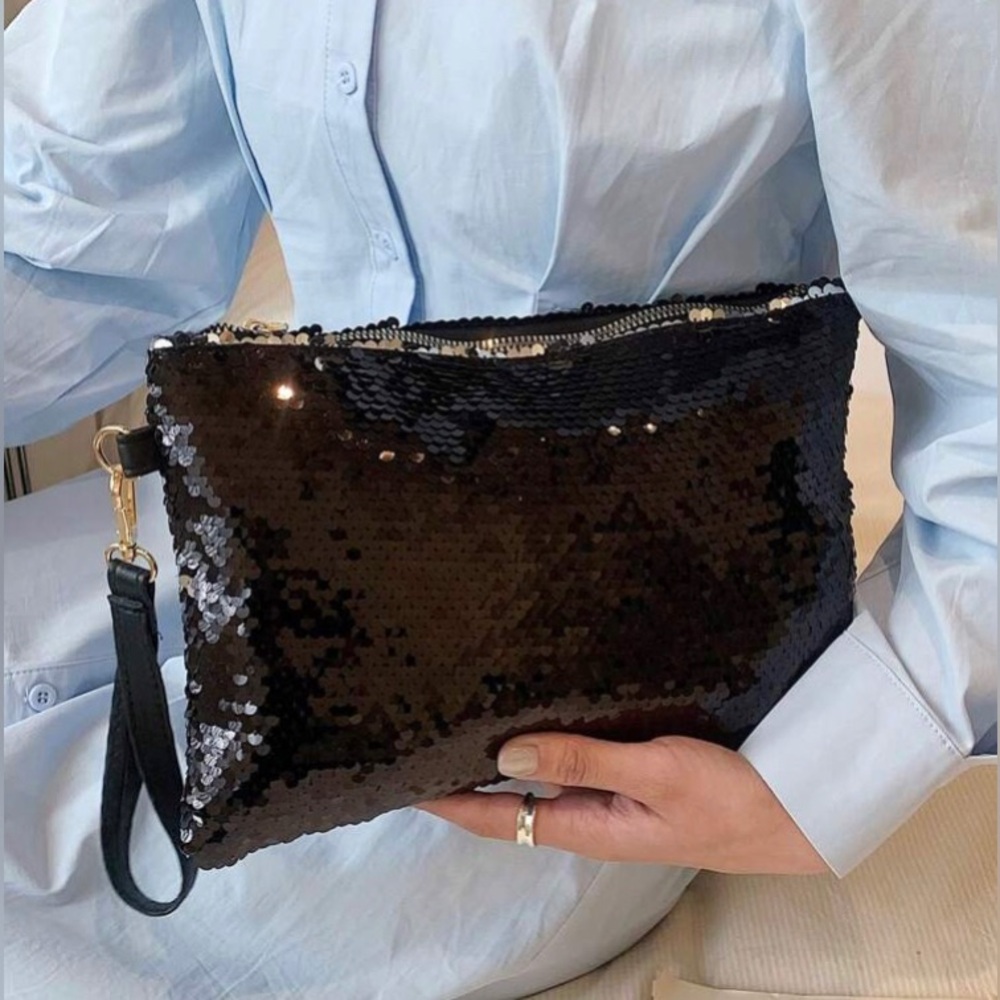 ELEGANT SEQUIN BLACK BAG🖤